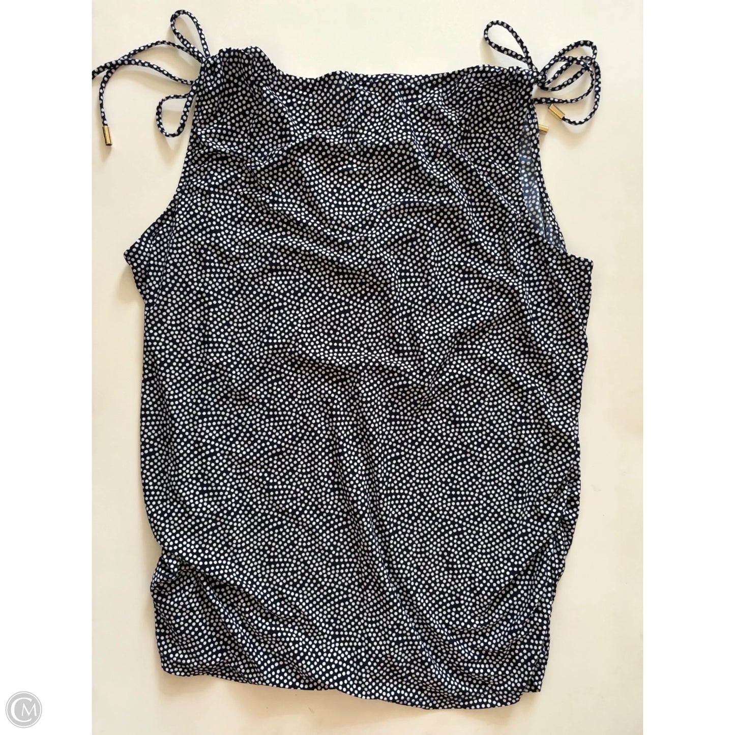 Top Sleeveless By Anne Klein In Navy, Size: 1x