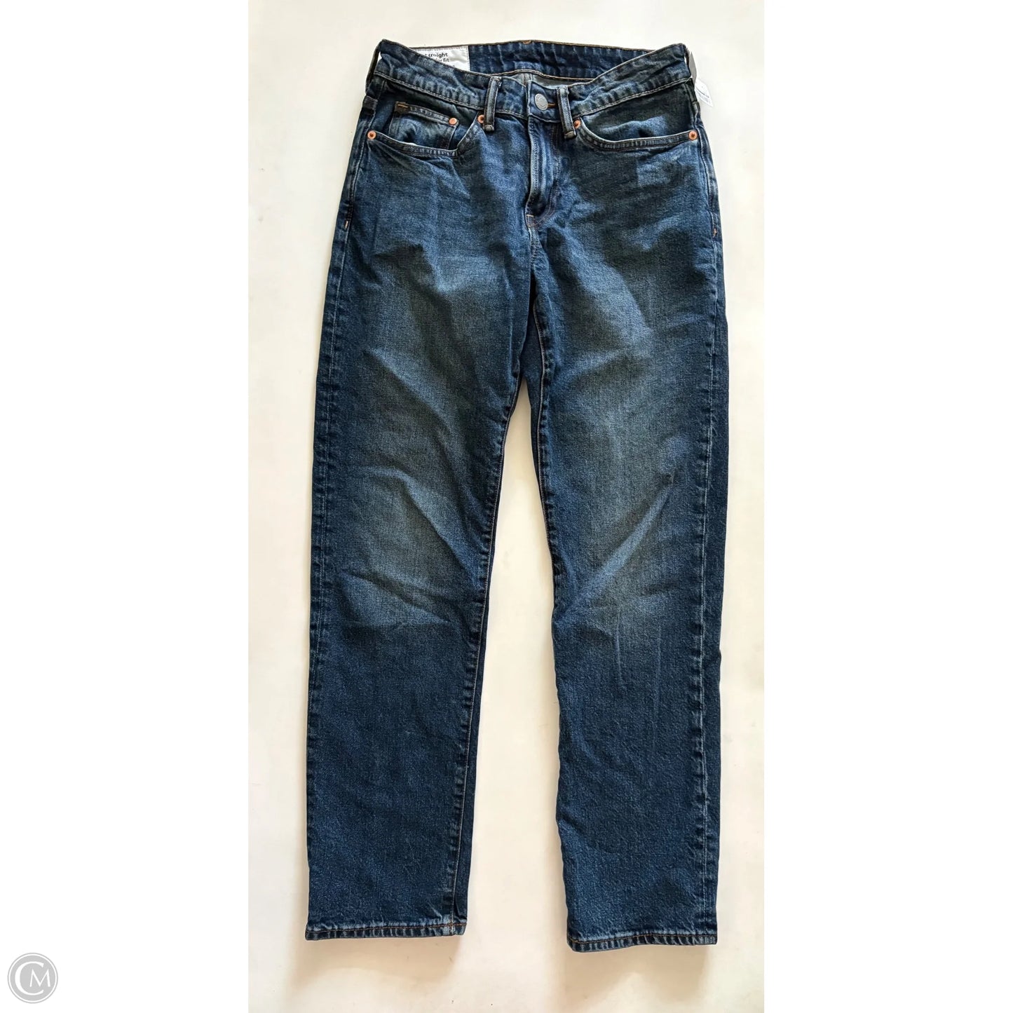 Jeans Straight By H&m In Blue, Size: 8