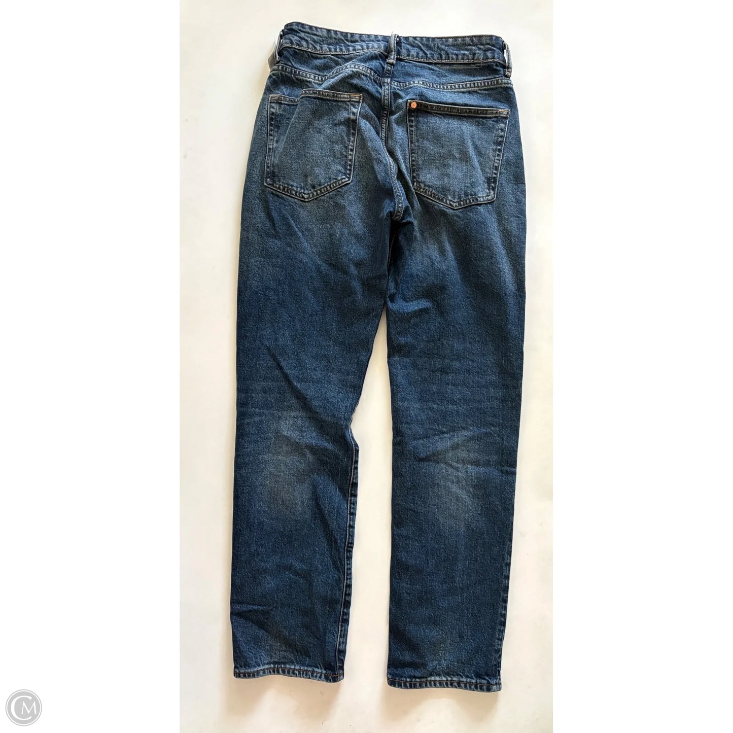 Jeans Straight By H&m In Blue, Size: 8