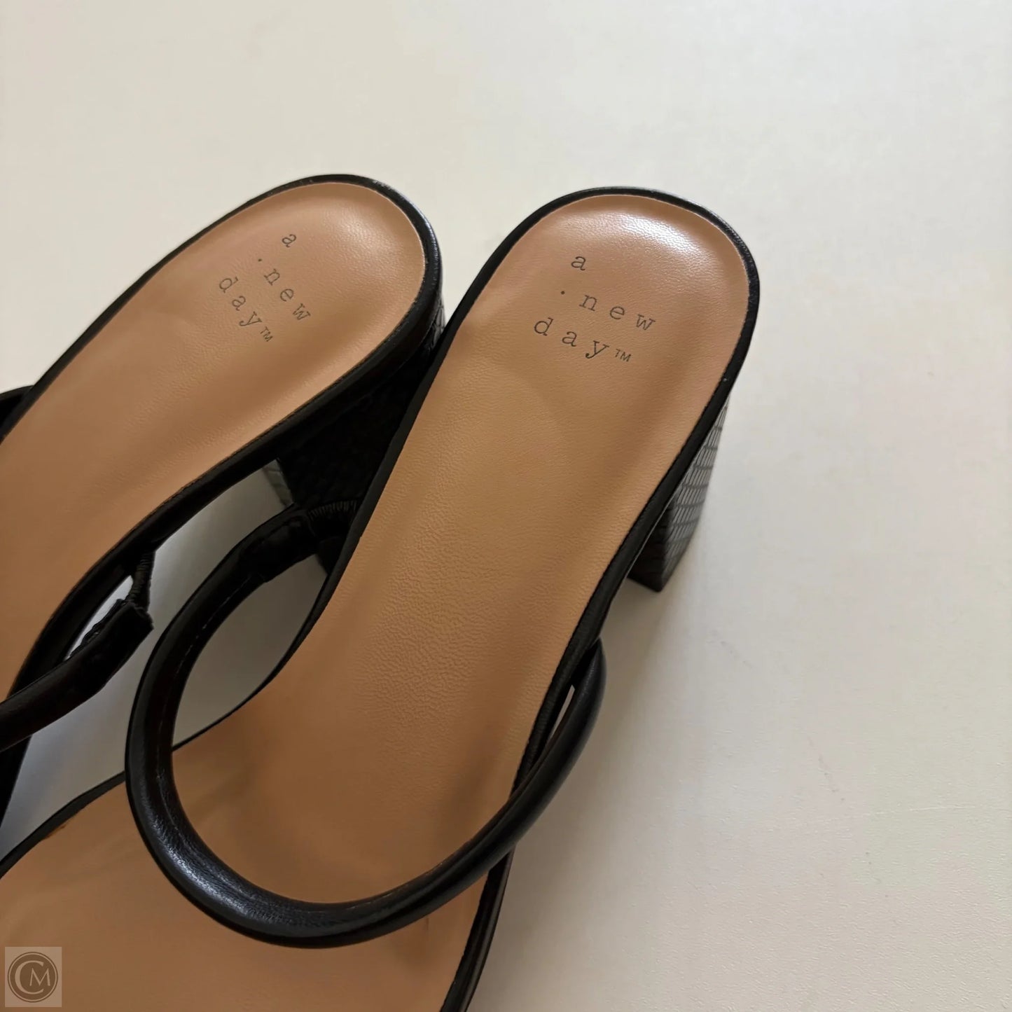 Shoes Heels Block By A New Day In Black, Size: 8