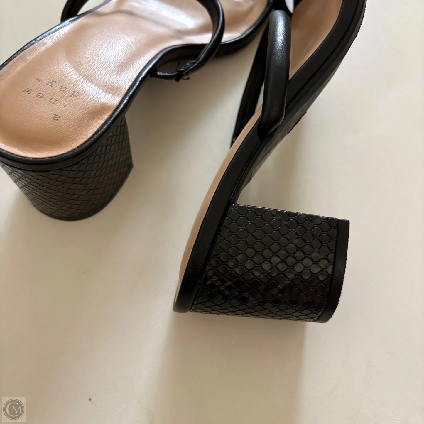Shoes Heels Block By A New Day In Black, Size: 8