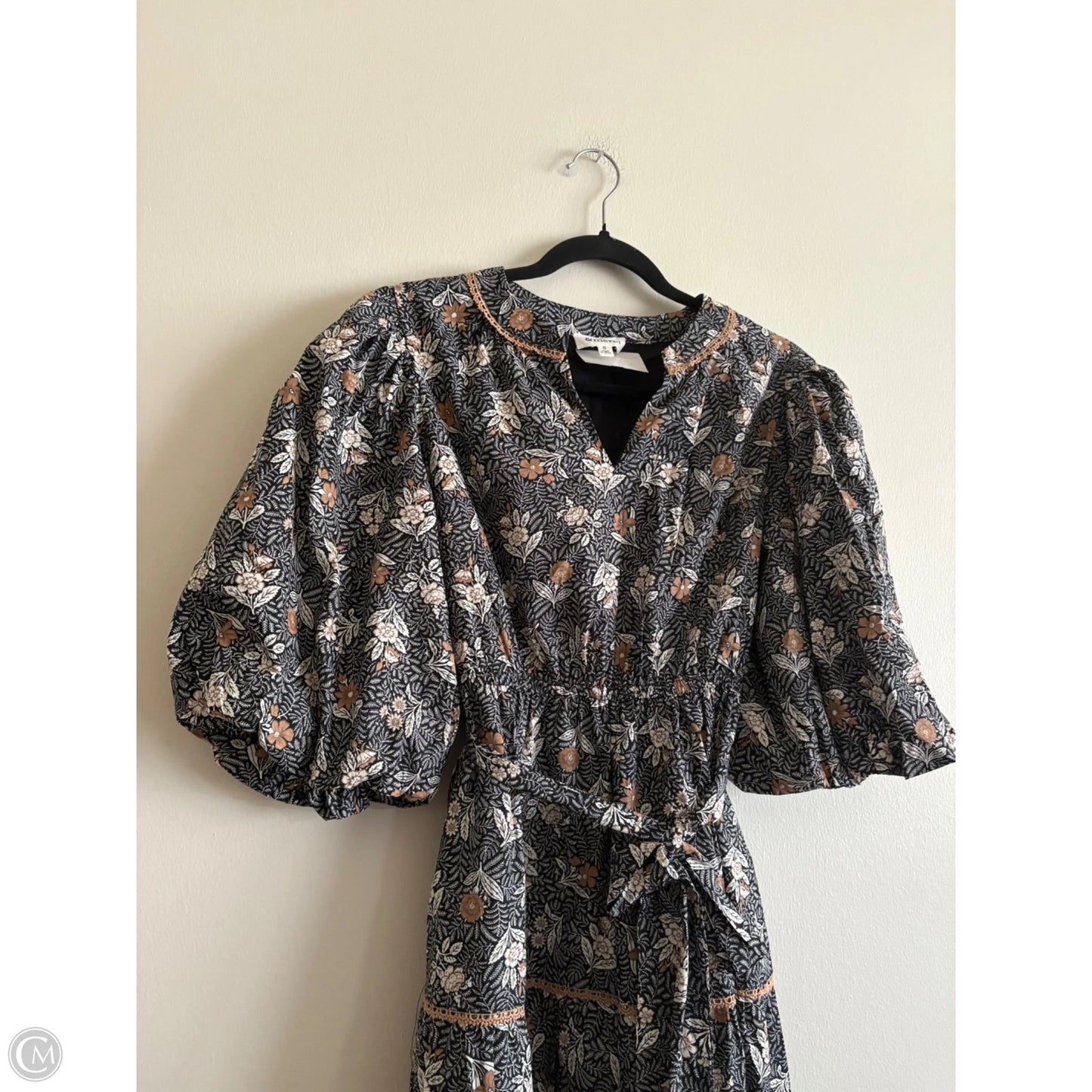 Dress Casual Maxi By &merci In Black & Brown, Size: S