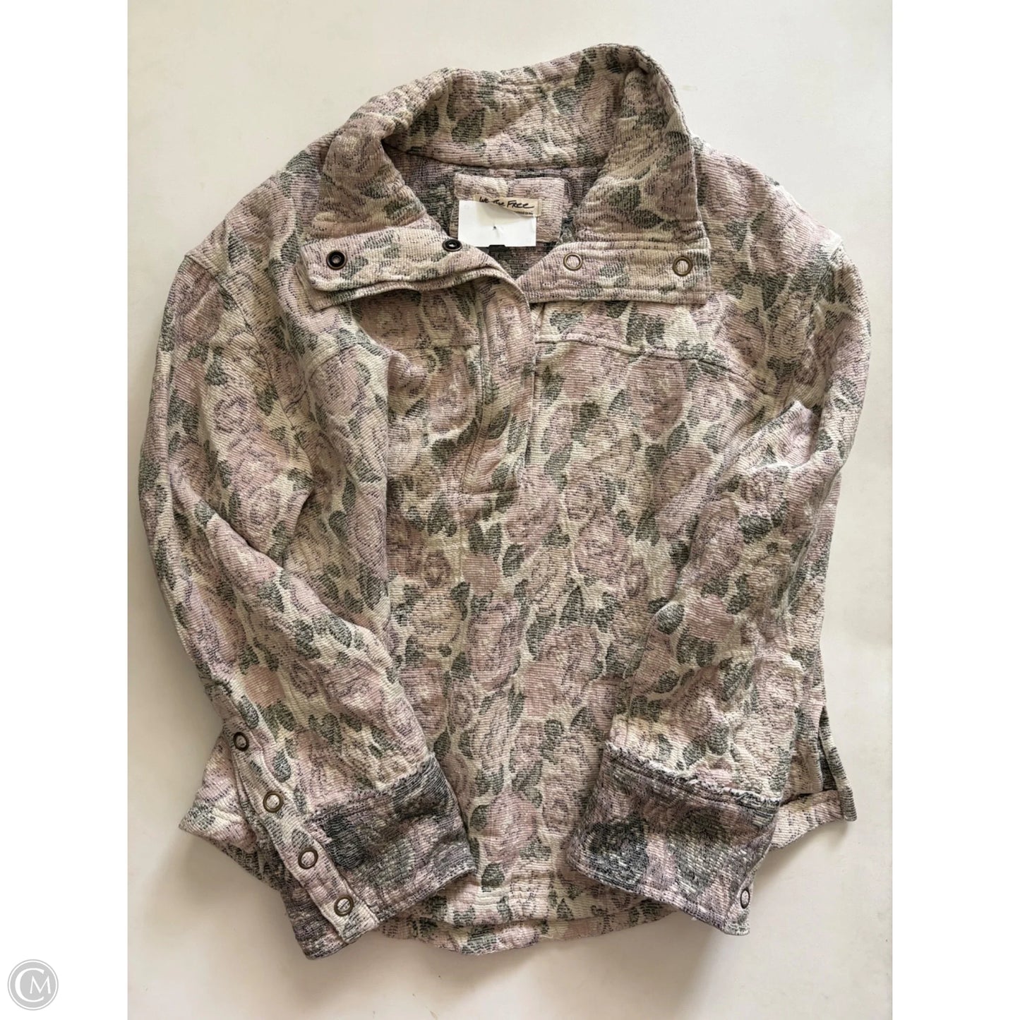 Jacket Puffer & Quilted By We The Free In Floral Print, Size: S