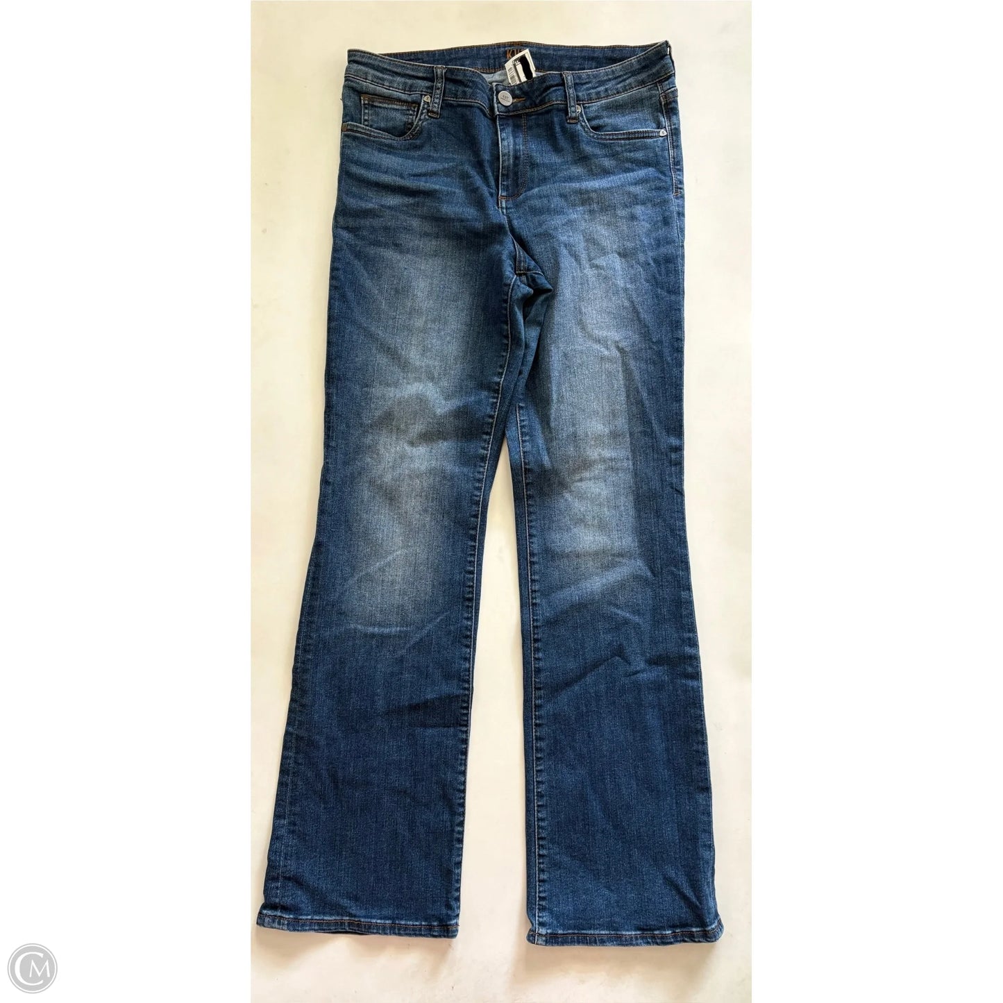 Jeans Straight By Kut In Blue, Size: 12p