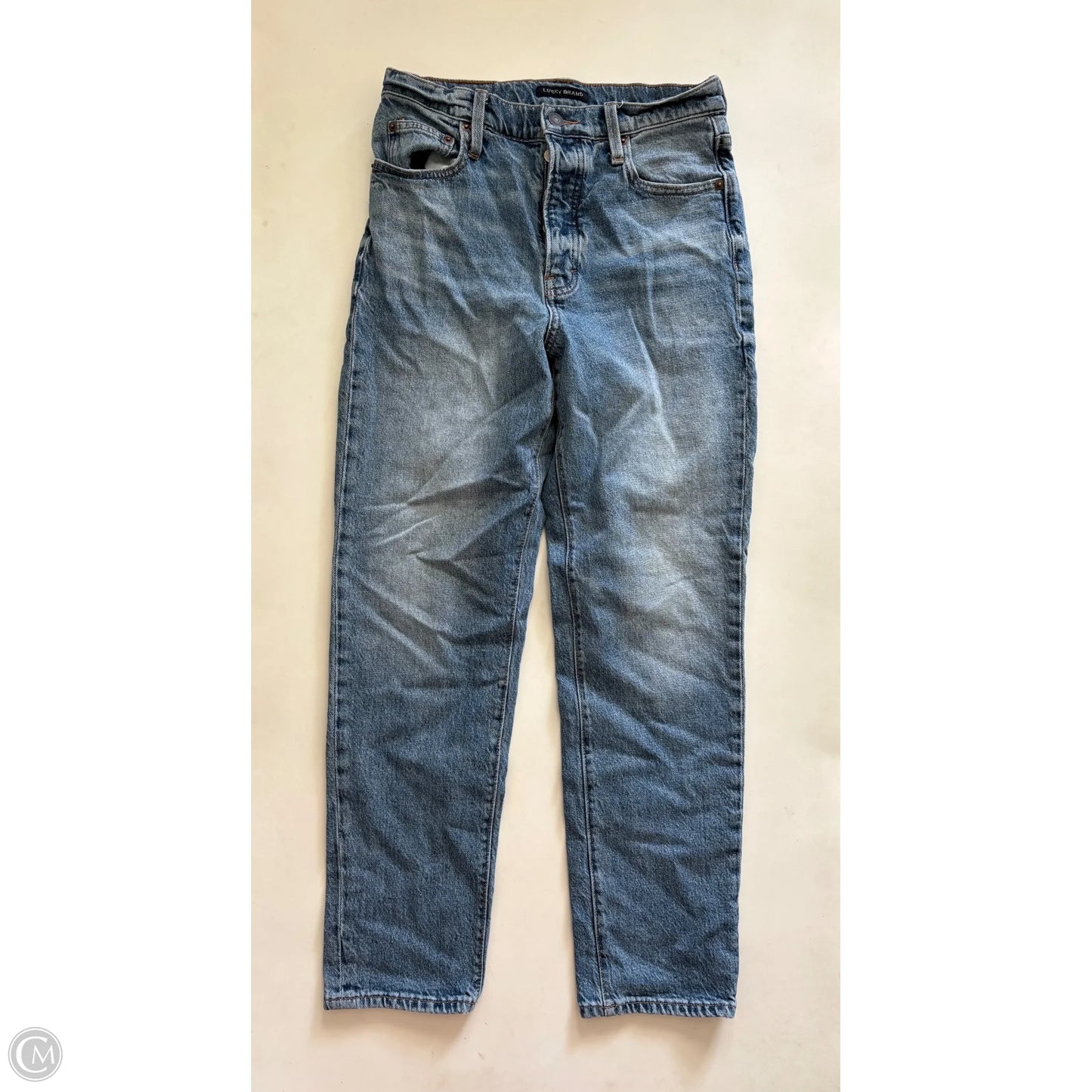 Jeans Straight By Lucky Brand In Blue, Size: 4