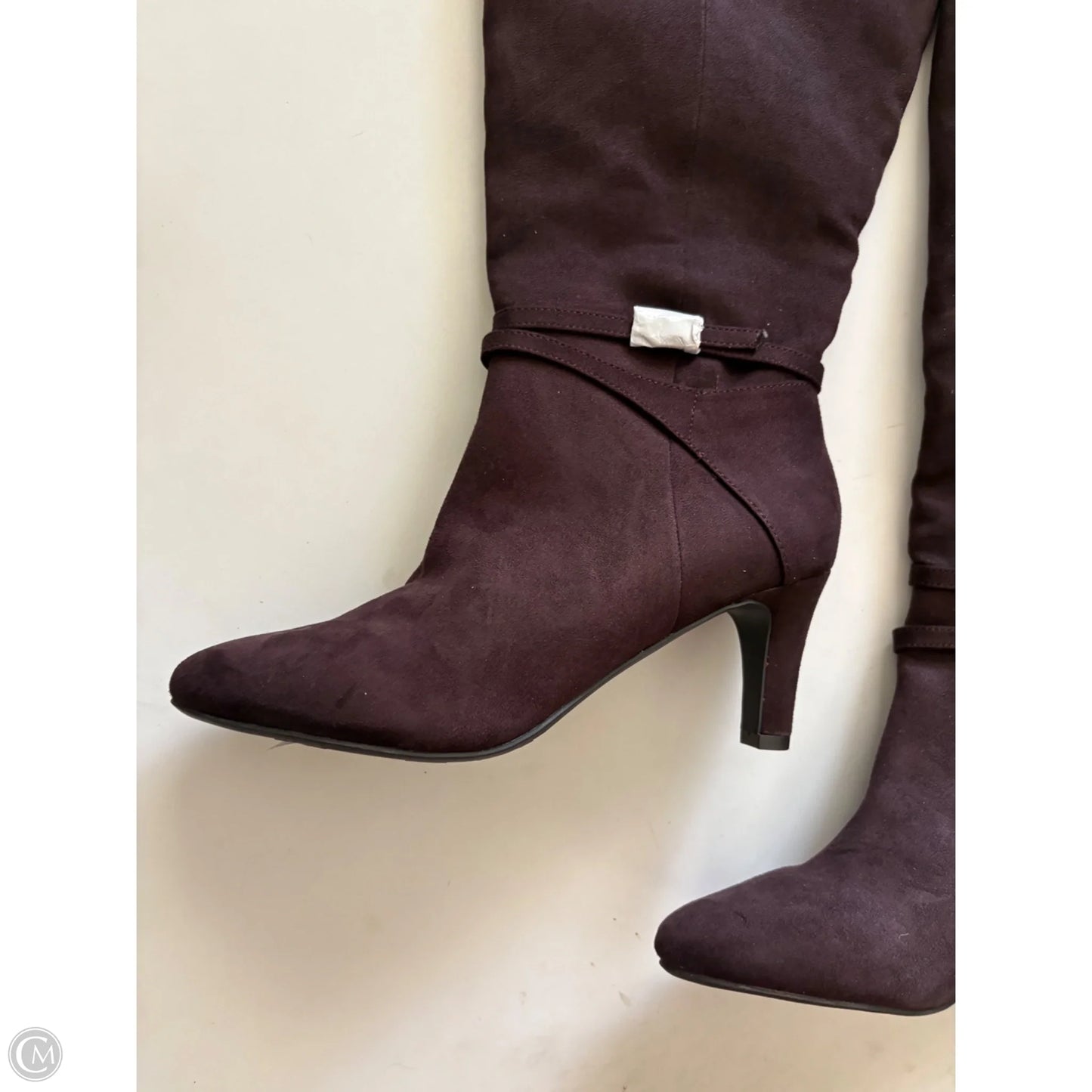 Boots Ankle Heels By Life Stride In Brown, Size: 11
