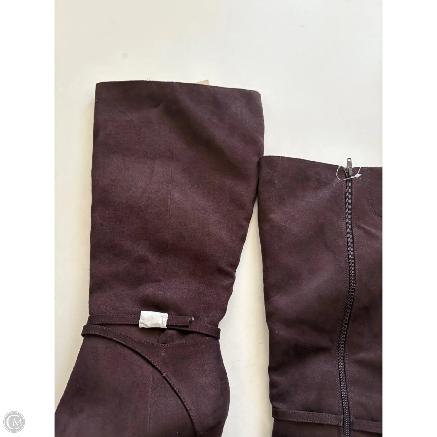 Boots Ankle Heels By Life Stride In Brown, Size: 11