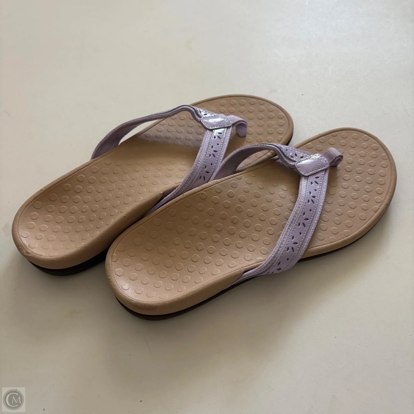 Sandals Flip Flops By Vionic In Purple, Size: 10