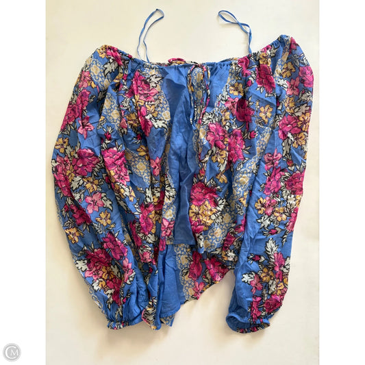 Top Long Sleeve By We The Free In Floral Print, Size: M