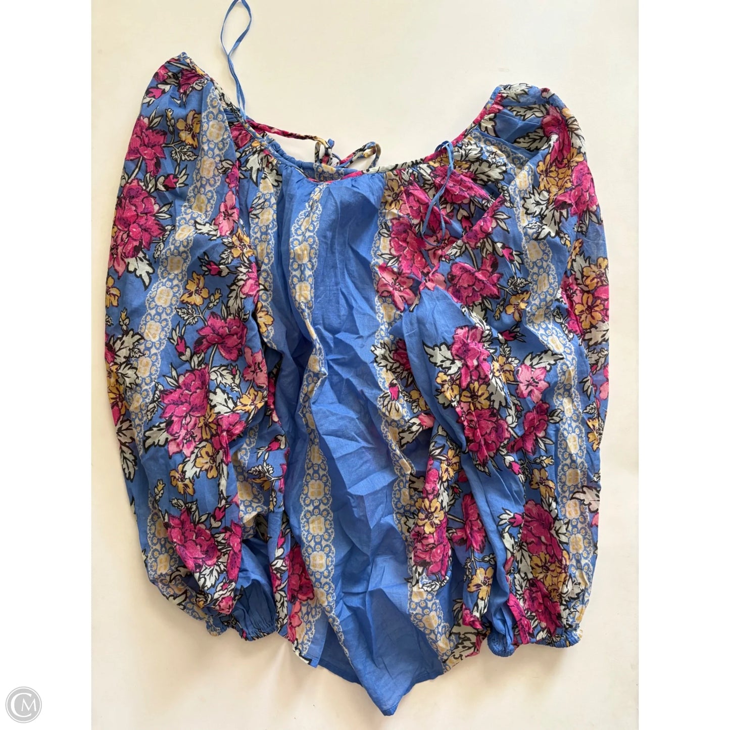 Top Long Sleeve By We The Free In Floral Print, Size: M