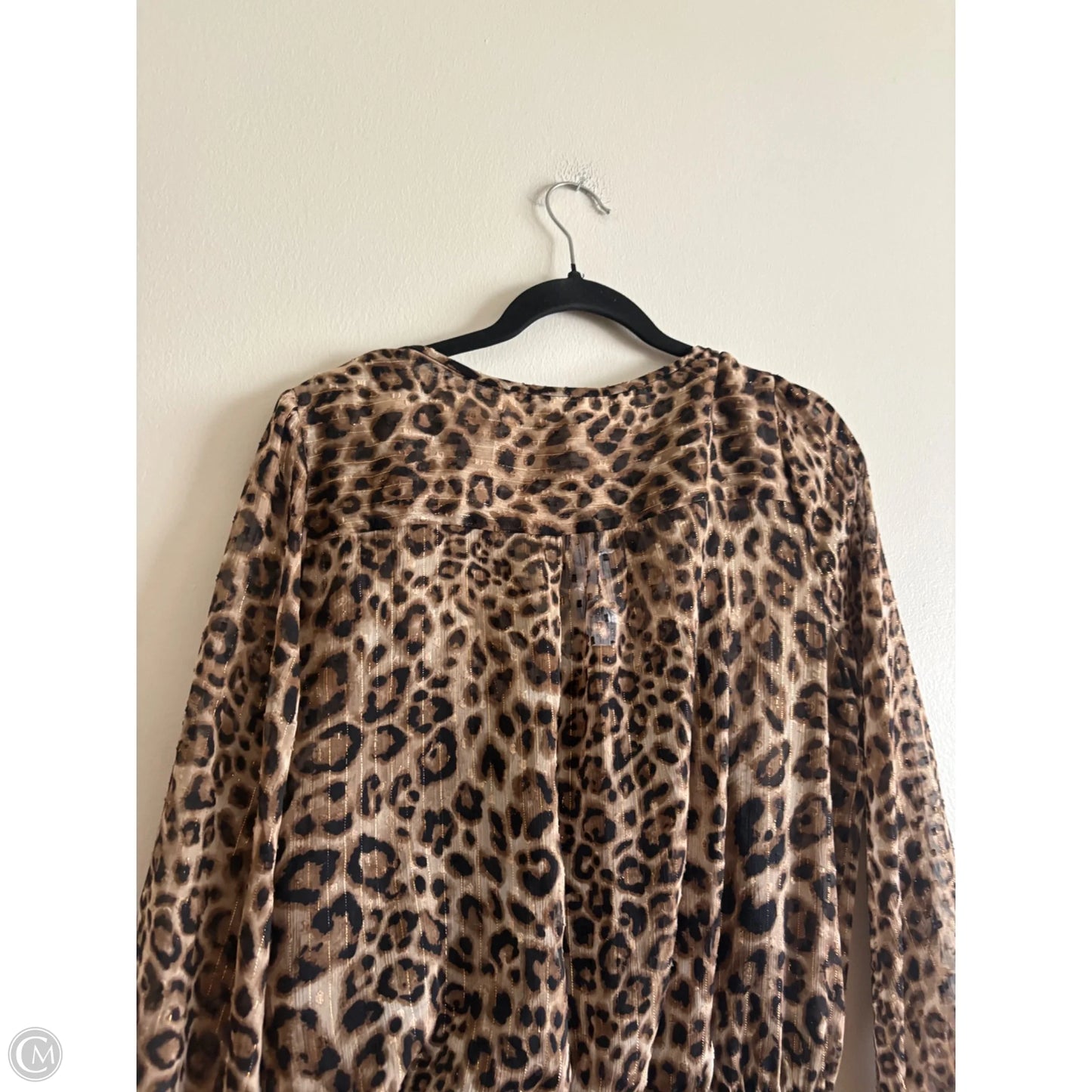 Dress Casual Midi By White House Black Market In Animal Print, Size: 8