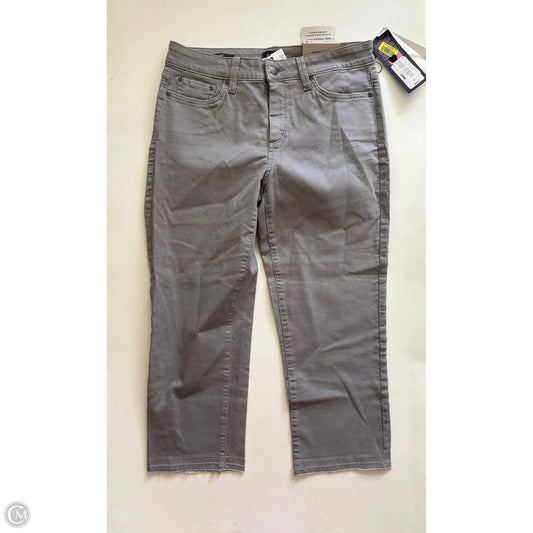 Jeans Cropped By Not Your Daughters Jeans In Grey, Size: 8