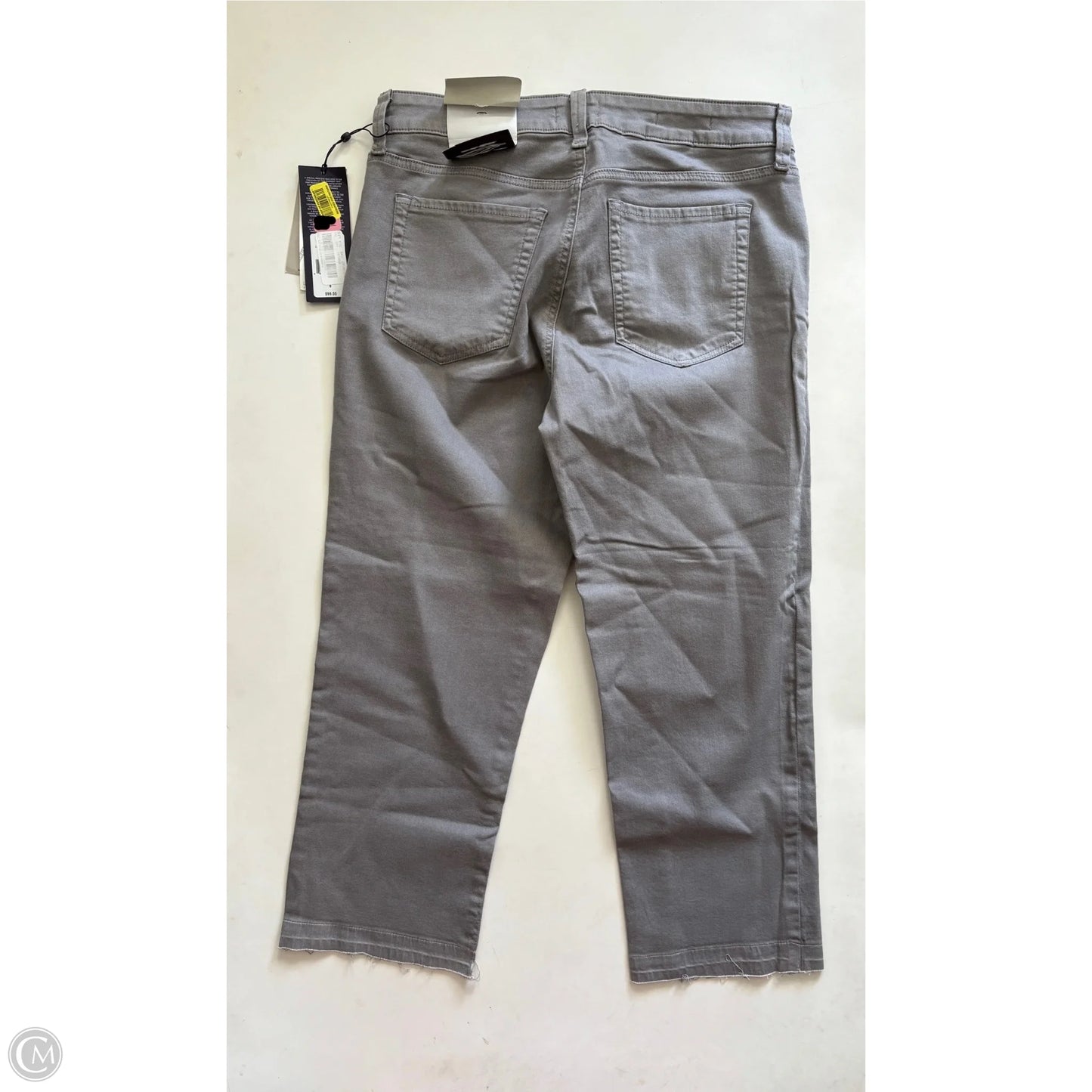 Jeans Cropped By Not Your Daughters Jeans In Grey, Size: 8