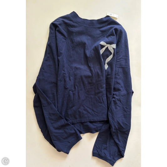 Top Long Sleeve By Aerie In Blue, Size: Xl