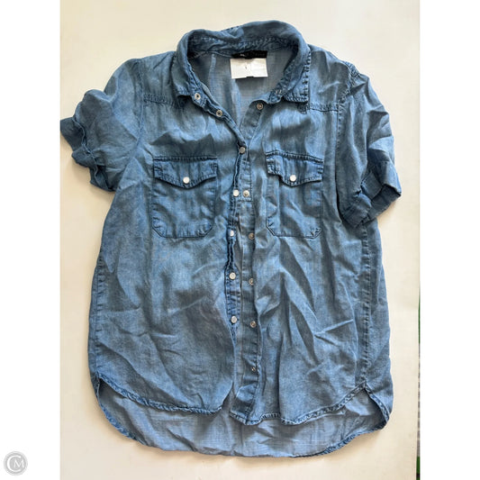Top Short Sleeve By Jane And Delancey In Blue, Size: S