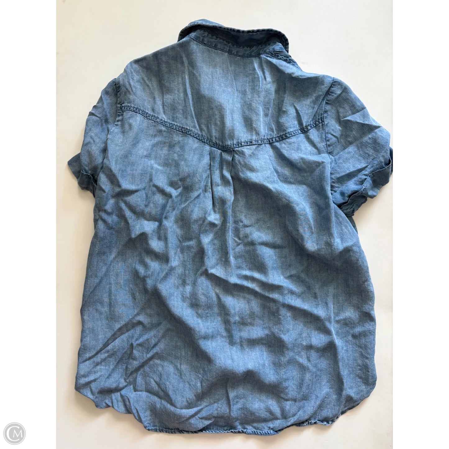 Top Short Sleeve By Jane And Delancey In Blue, Size: S