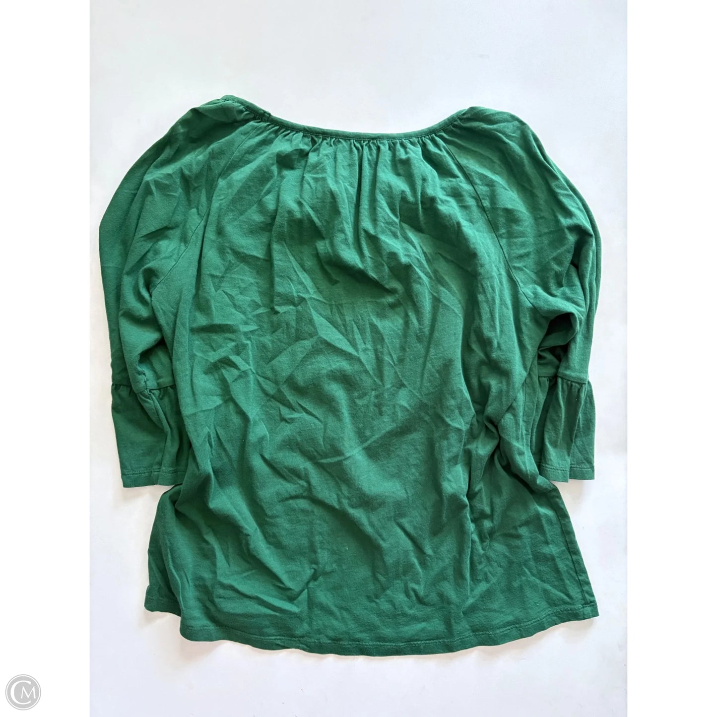 Top Long Sleeve By Michael By Michael Kors In Green, Size: M