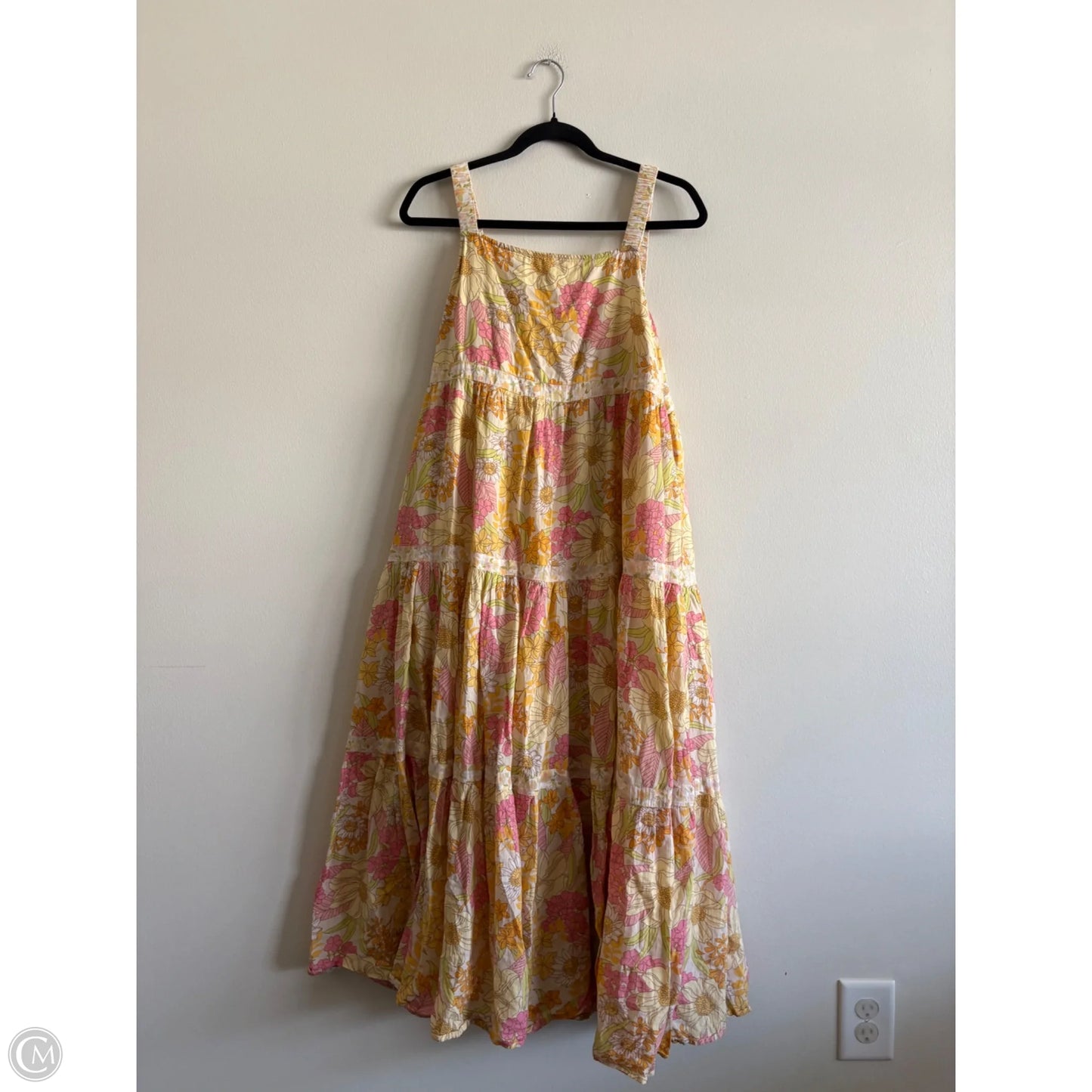 Dress Casual Maxi By American Eagle In Floral Print, Size: L
