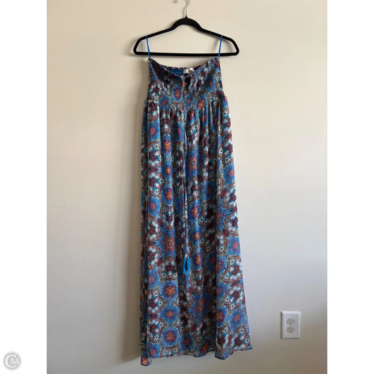 Dress Casual Maxi By Sans Souci In Floral Print, Size: Xl