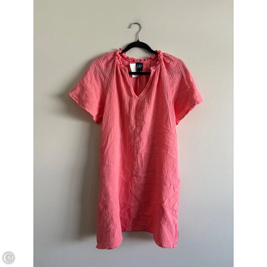 Dress Casual Midi By Gap In Pink, Size: M