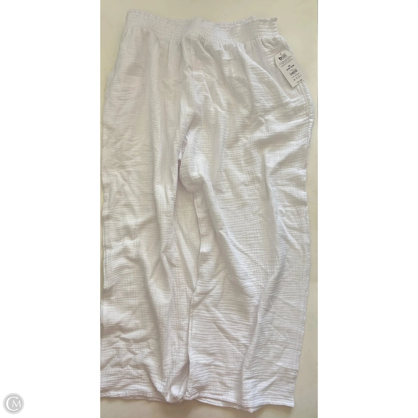 Pants Lounge By Time And Tru In White, Size: 2x