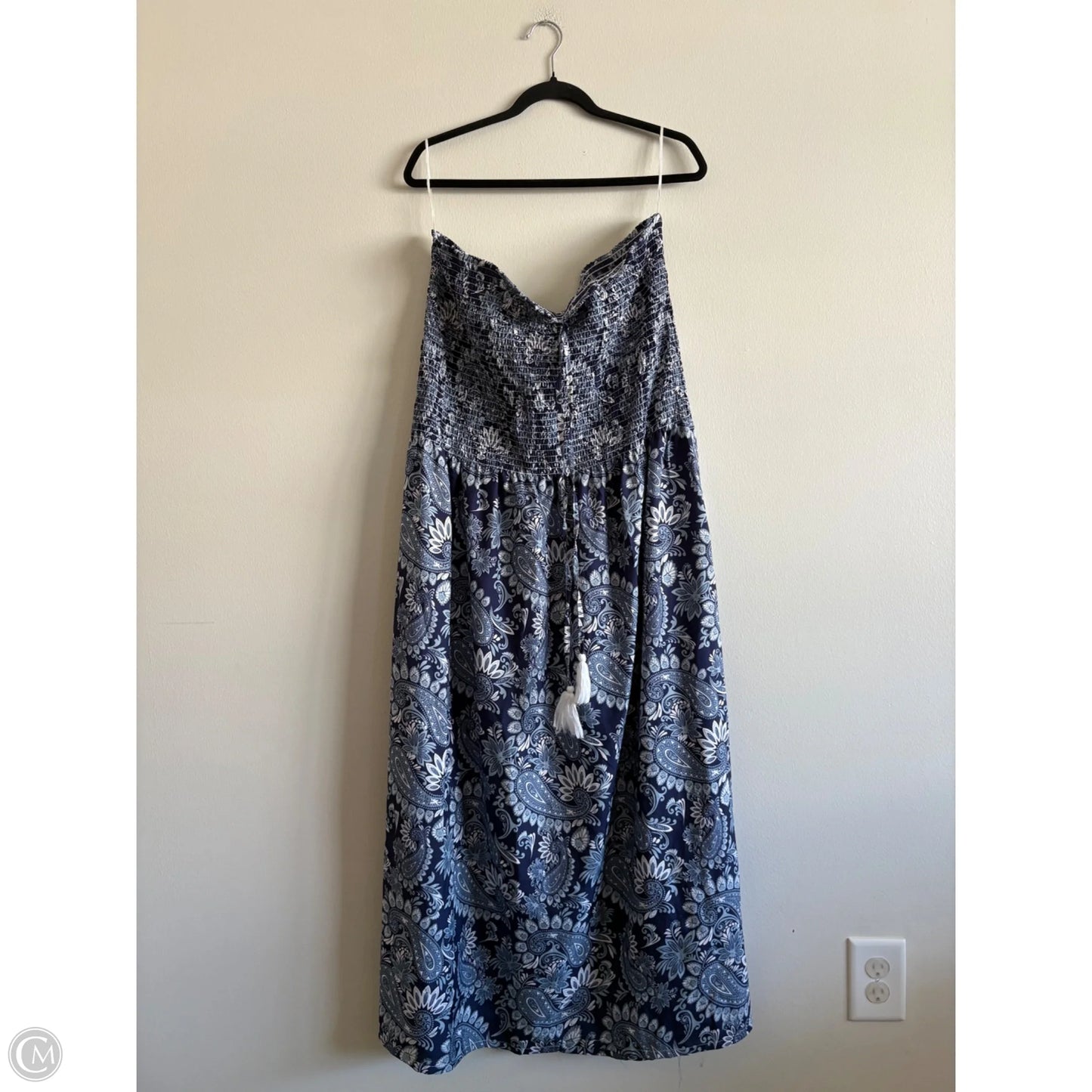 Dress Casual Maxi By Clothes Mentor In Blue, Size: 3x