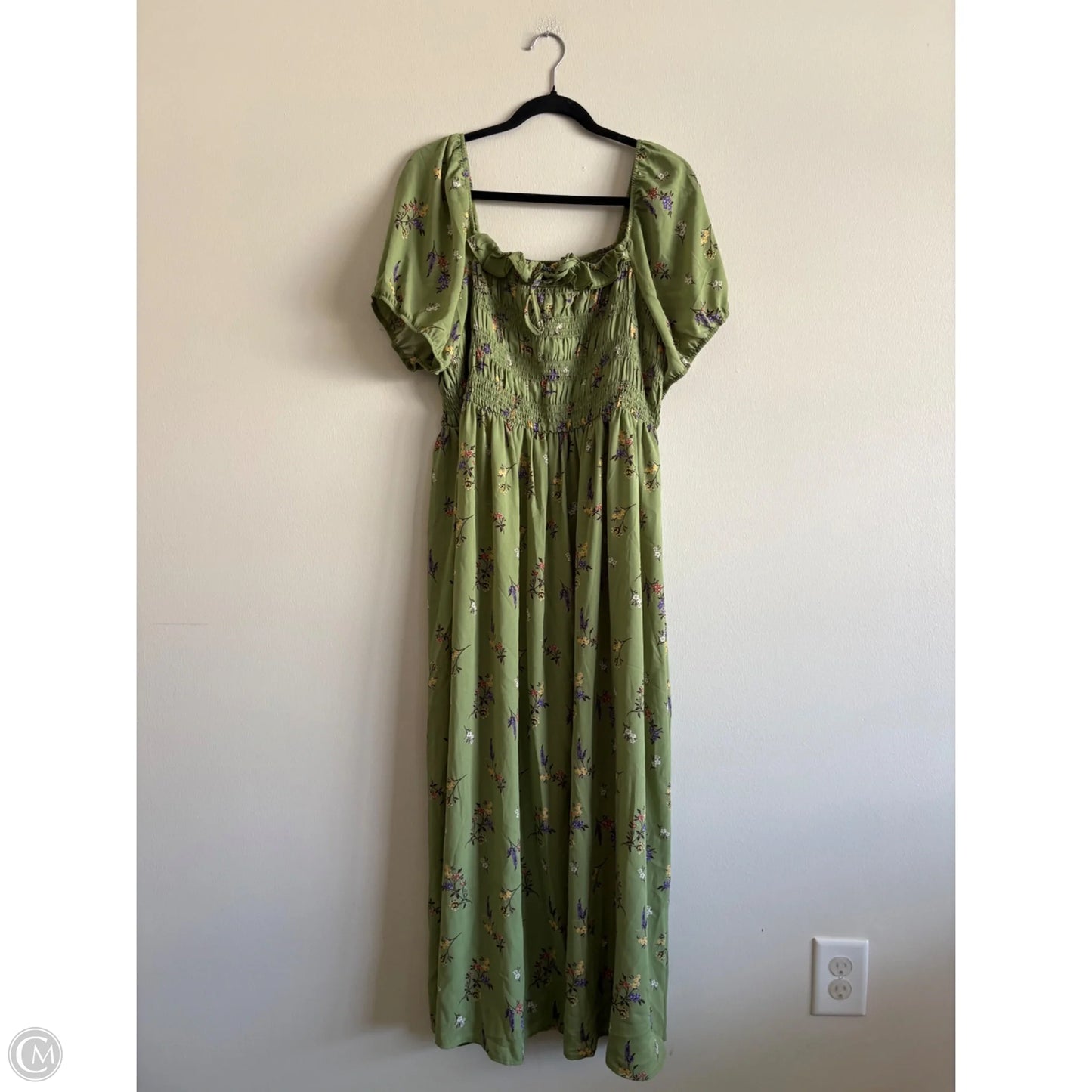 Dress Casual Maxi By Hespera In Floral Print, Size: 2x
