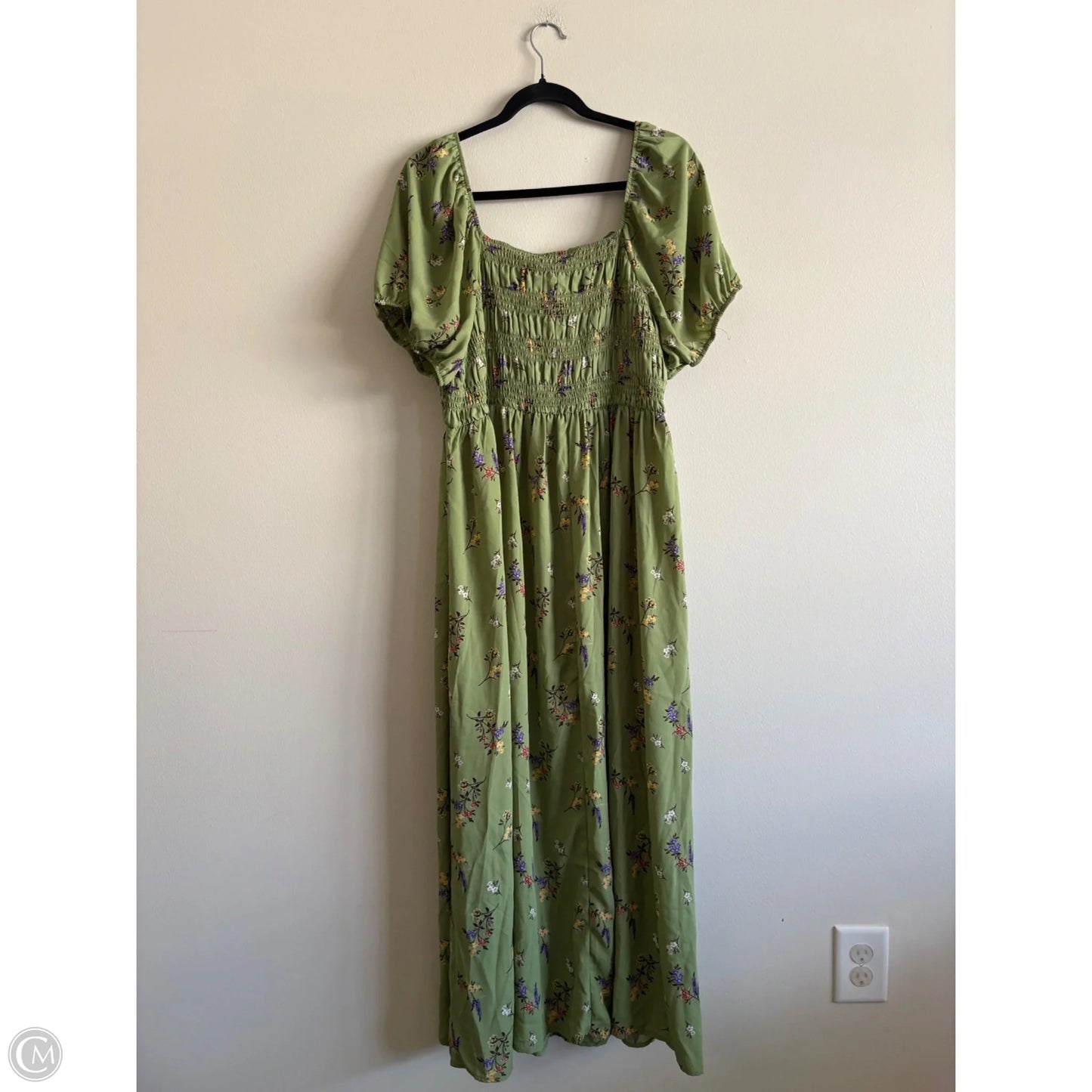 Dress Casual Maxi By Hespera In Floral Print, Size: 2x