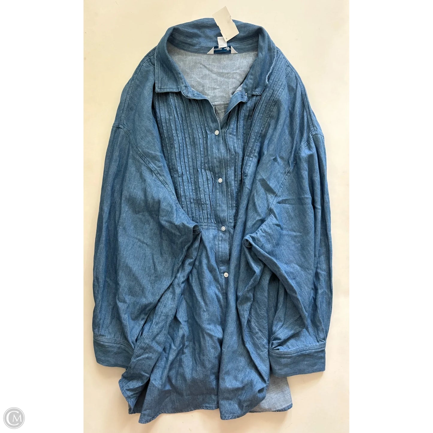 Top Long Sleeve By Old Navy In Blue, Size: 3x