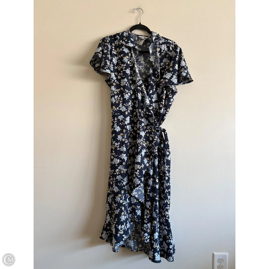 Dress Casual Maxi By Time And Tru In Floral Print, Size: 16