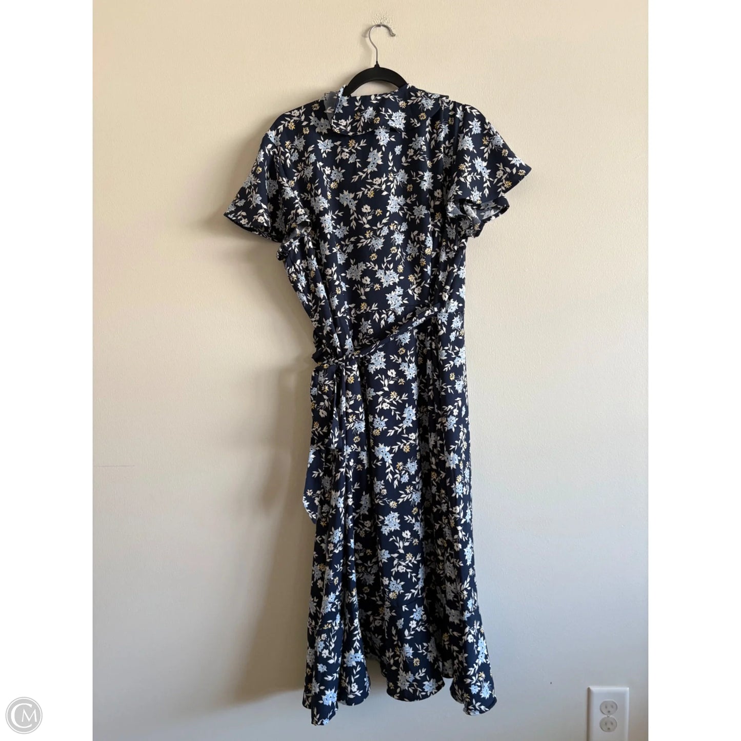 Dress Casual Maxi By Time And Tru In Floral Print, Size: 16