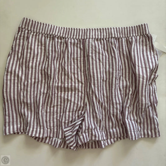 Shorts By Caslon In Striped Pattern, Size: Xl