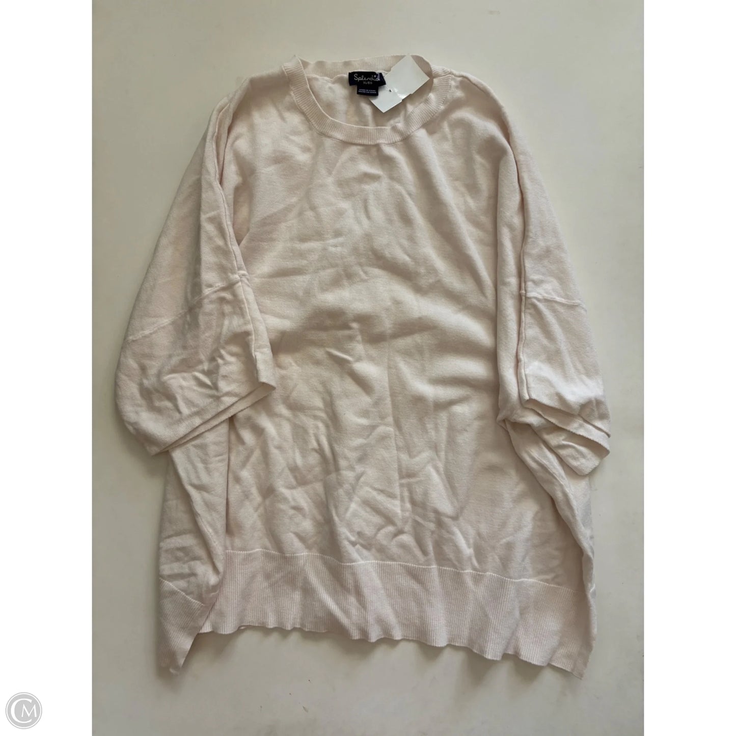 Sweater By Splendid In Cream, Size: Xl
