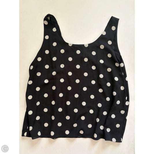Tank Top By Anne Klein In Polkadot Pattern, Size: Xl