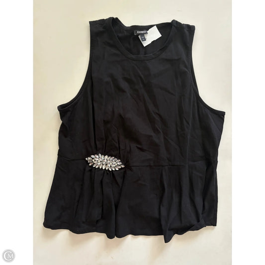 Tank Top By Express In Black, Size: Xl