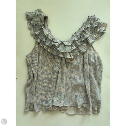 Top Sleeveless By Express In Blue, Size: Xl