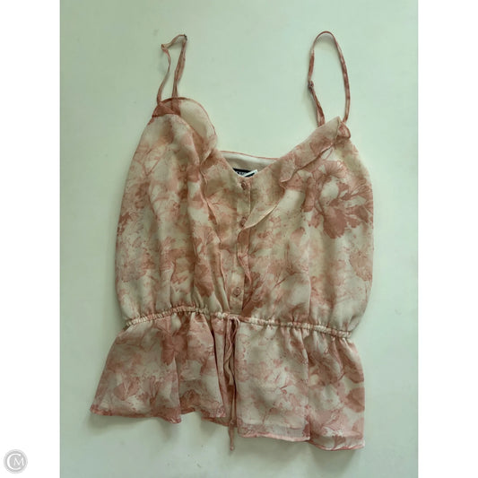 Tank Top By Express In Orange, Size: Xl