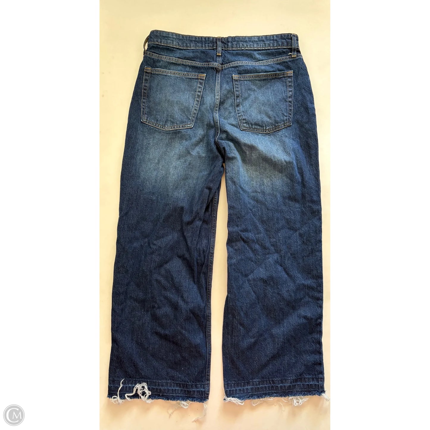 Jeans Wide Leg By Free Assembly In Blue, Size: 8