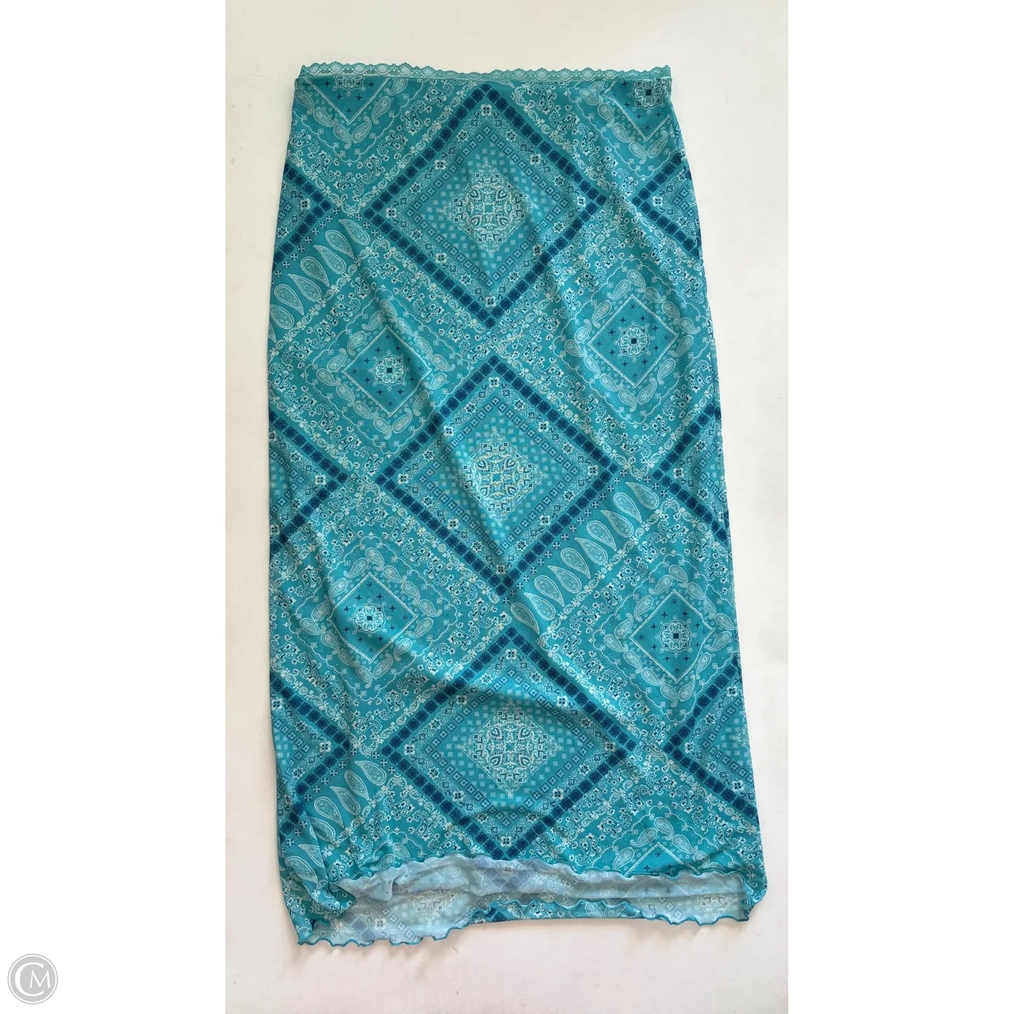 Skirt Maxi By No Boundaries In Blue, Size: M