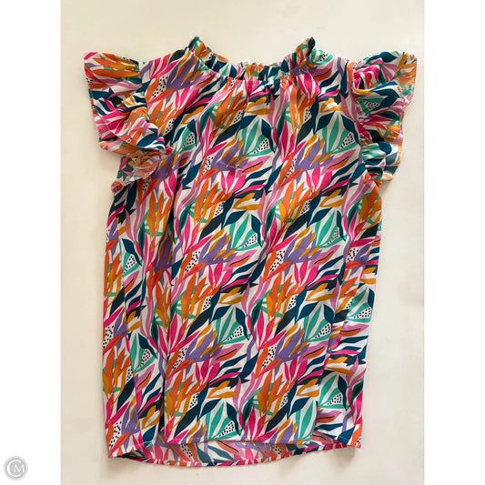 Blouse Sleeveless By Clothes Mentor In Multi-colored, Size: S