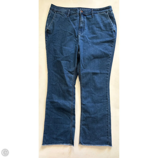 Jeans Wide Leg By Cmb In Blue, Size: 18