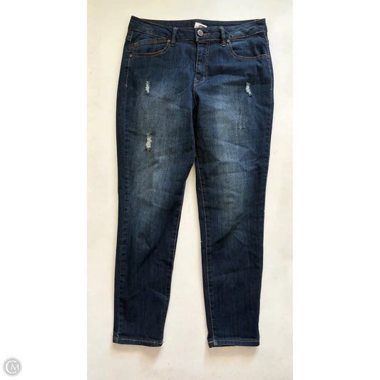 Jeans Straight By 1822 Denim In Blue, Size: 12