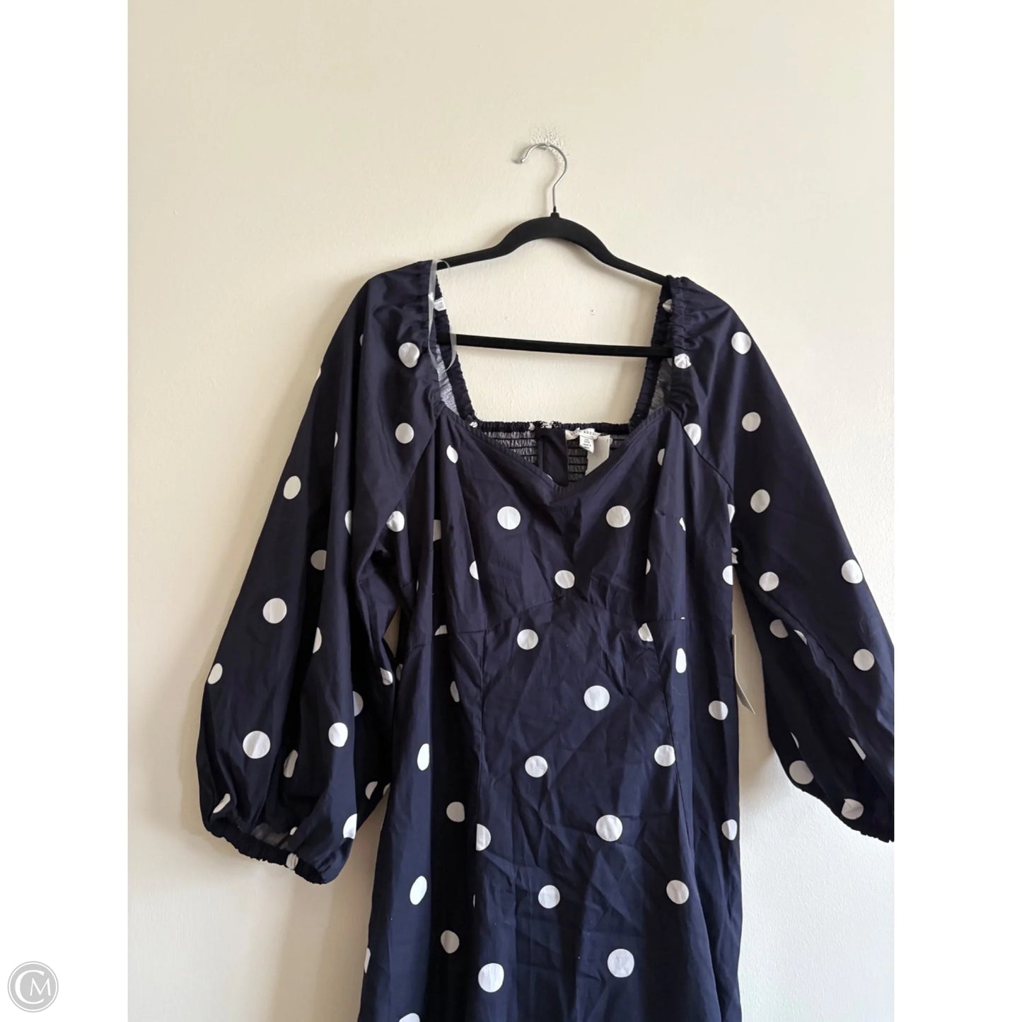 Dress Casual Maxi By Free Assembly In Polkadot Pattern, Size: 2x