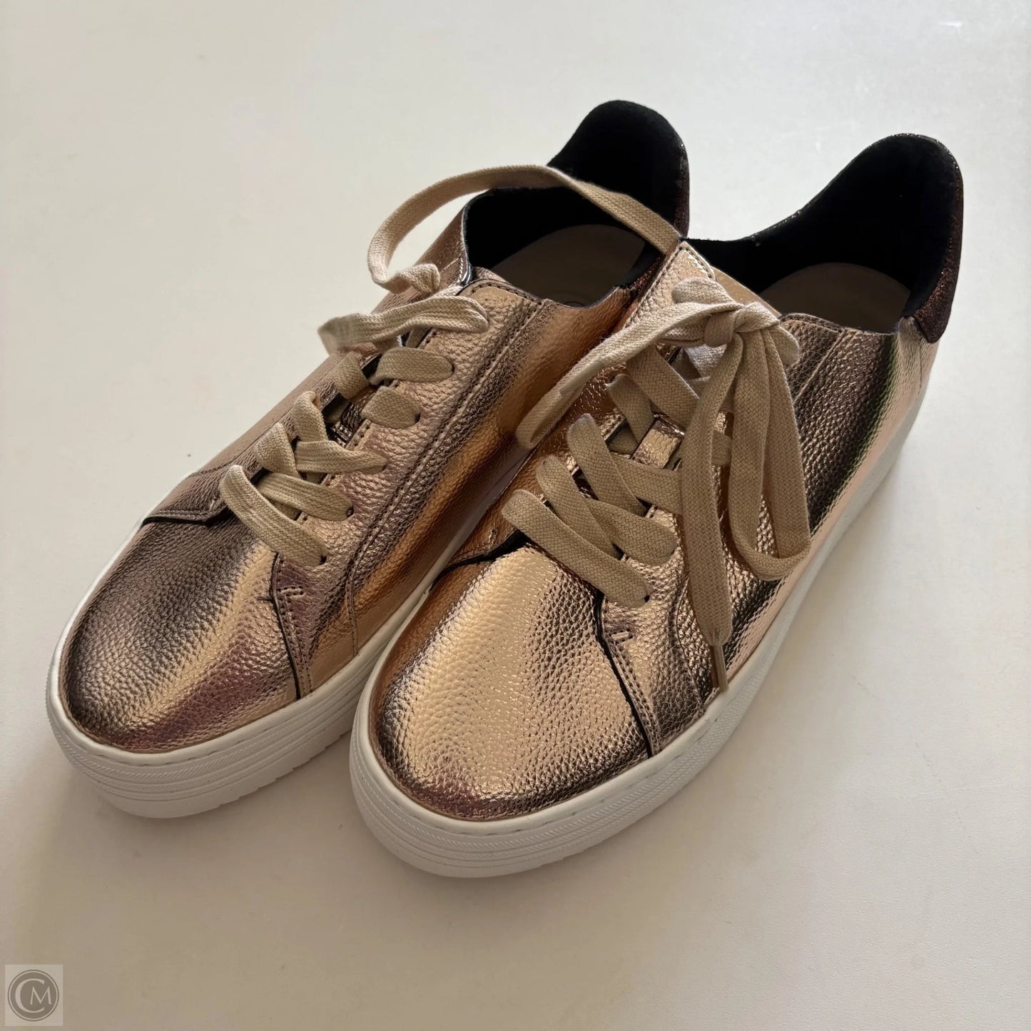 Shoes Athletic By Joy & Iman In Bronze, Size: 9