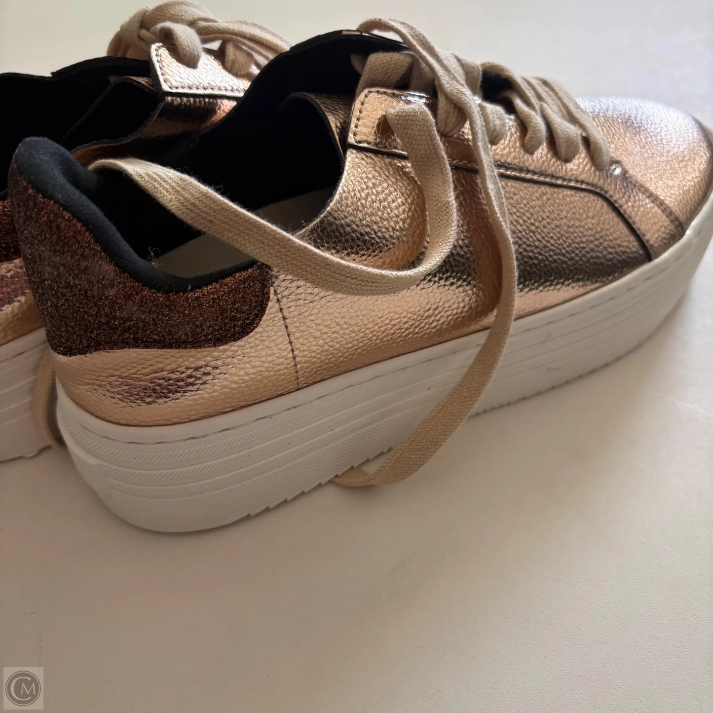 Shoes Athletic By Joy & Iman In Bronze, Size: 9