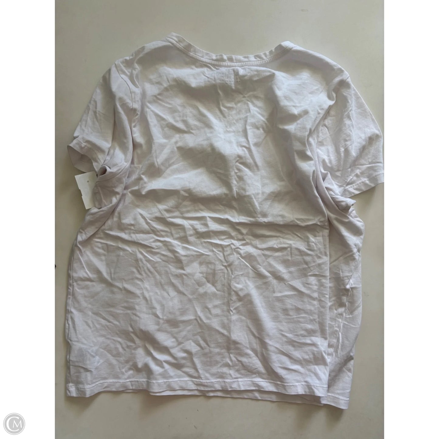 Top Short Sleeve By Time And Tru In White, Size: 2x