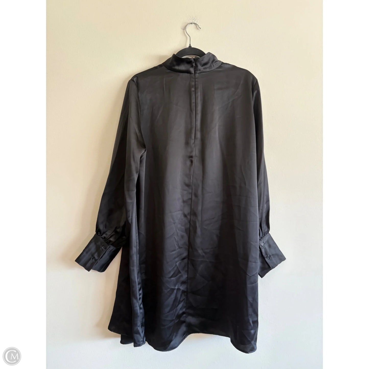 Dress Party Midi By H&m In Black, Size: Xl