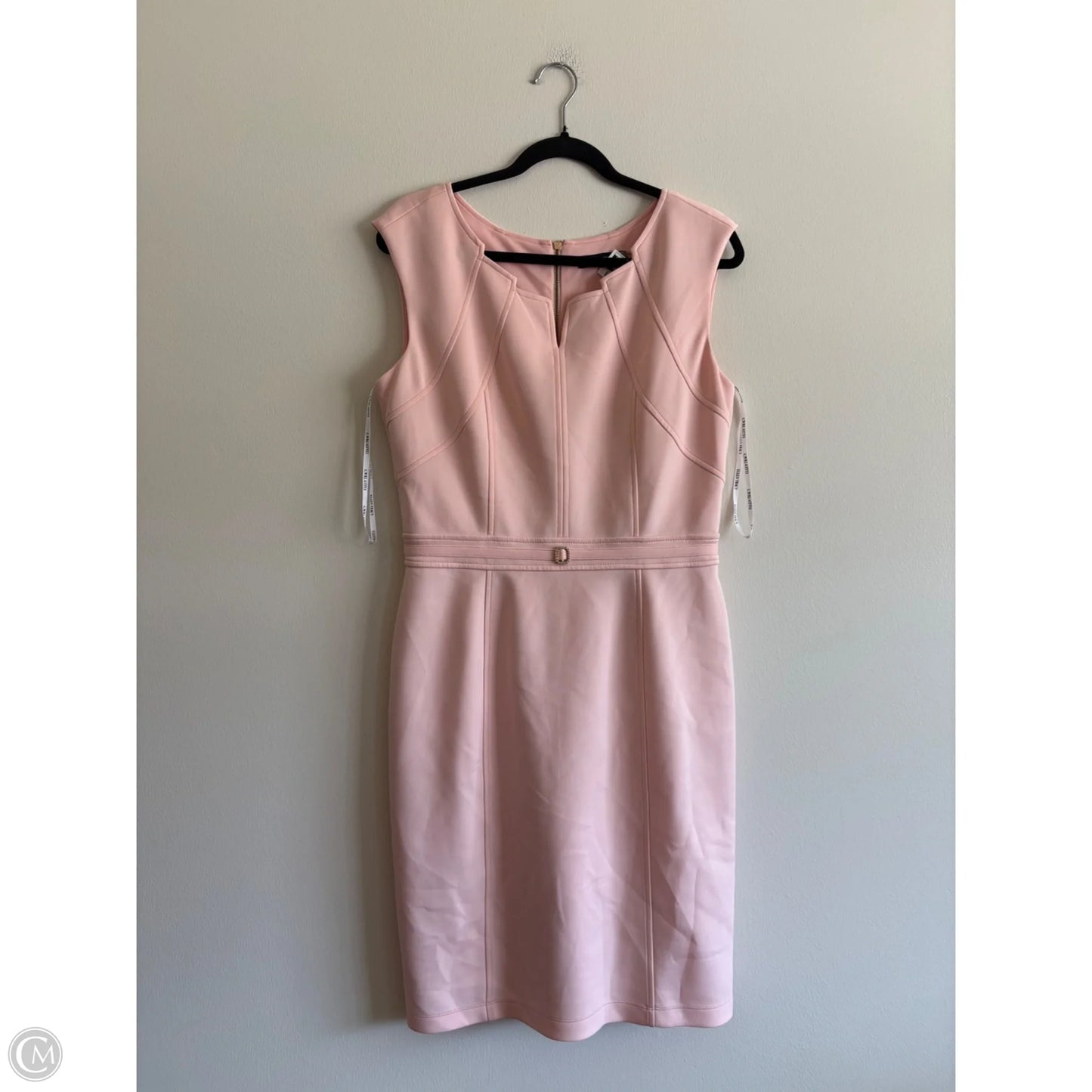 Dress Work By Ellen Tracy In Peach, Size: 10