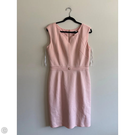 Dress Work By Ellen Tracy In Peach, Size: 10