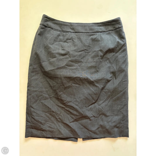 Skirt Midi By Calvin Klein In Grey, Size: 8